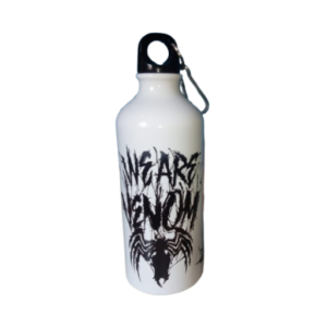 Garrafa Squeeze Venom 600ml Alumínio Original Geek Marvel