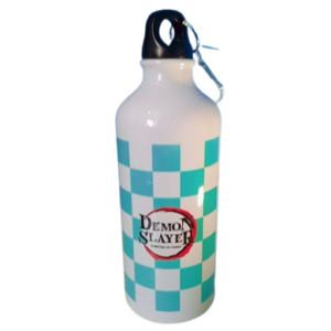 Garrafa Squeeze Alumínio 600ml Demon Slayer Garrafa de aluminio Anime para Água, Academia e Dia a Dia