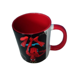 Caneca Homem-Aranha Personalizada Vermelha e Preta Caneca Geek Marvel Exclusiva
