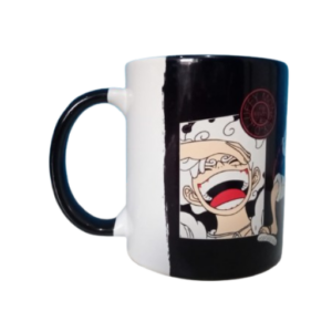 Caneca One Piece Luffy Gear 5 Nika 325ml Porcelana Premium